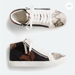 Dolce Vita Black and White Sneakers